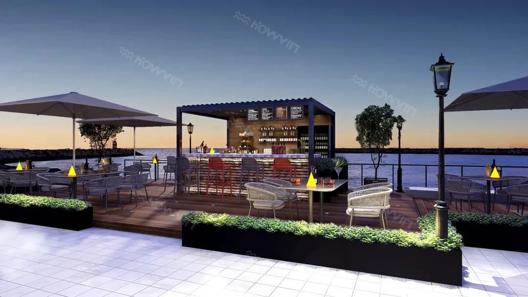 2.5 x 2.5 pergola with retractable roof