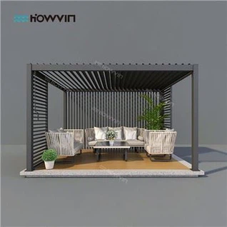 Veggmontert aluminiumspergola